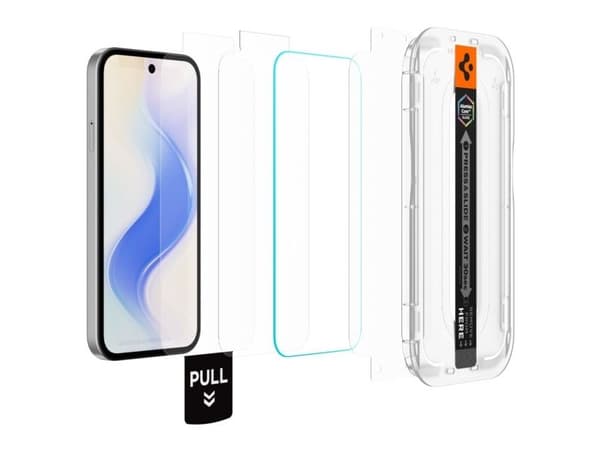 Spigen Glas.tR EZ Fit Pro 2-Pack Tempered Glass Screen Protector for Google Pixel 10A