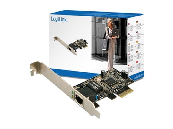 LogiLink PC0029A, Intern, Kabel, PCI Express, Ethernet, 1000 Mbit/s, Grön