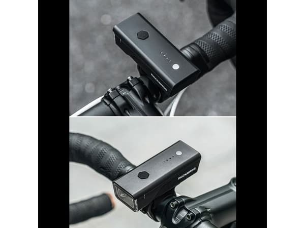 RockBros sykkel frontlys 260 lm + USB-C-kabel, 4 moduser