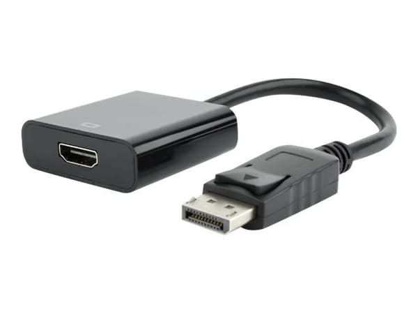 Cablexpert - Videoadapter - DisplayPort han til HDMI hun - 10 cm - lajittelu - 1080p tuki