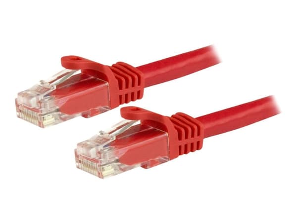StarTech.com N6PATC3MRD, 3 m, Cat6, U/UTP (UTP), RJ-45, RJ-45, Punainen