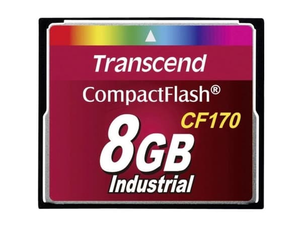 Transcend Industrial - Flash-minneskort - 8 GB - 170x - CompactFlash
