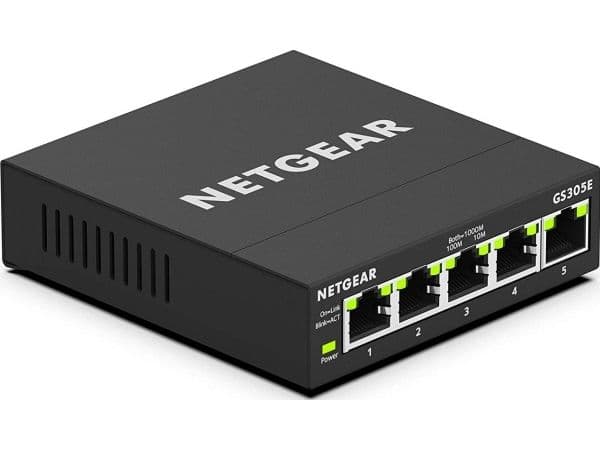 NETGEAR Plus GS305E - Switch - smart - 5 x 10/100/1000