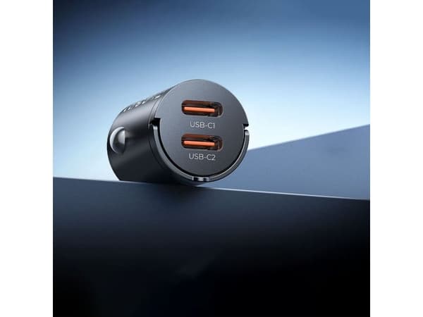 Orico MiniRing 30W 2x USB-C Car Charger - Black
