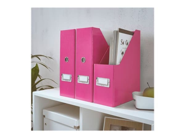 Leitz Click &amp; Store WOW - Magasinsmapp - rosa metallic