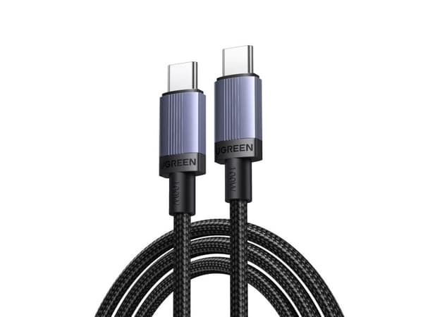 Ugreen USB-C til USB-C-kabel L528 100W 2 m grå