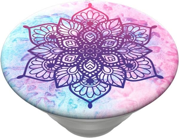 PopSockets Swappable PopGrip - Fingergrepp/vikbart ställ för mobiltelefon - Rainbow Nirvana