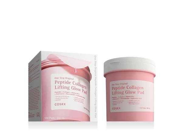Cosrx One Step Original Peptide Collagen Lifting Glow Pad 100 Pads