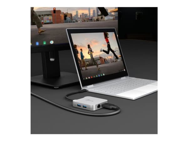j5create JCD391-N - Mini-dock - USB-C / Thunderbolt 3 - HDMI - 1GbE