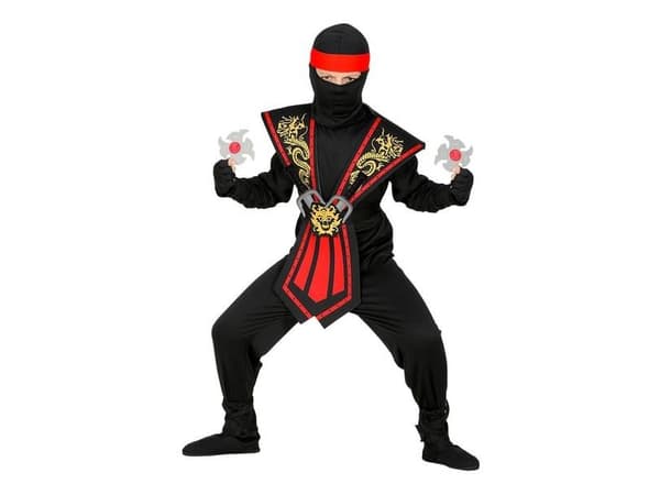 Punainen Kombat Ninja -puku