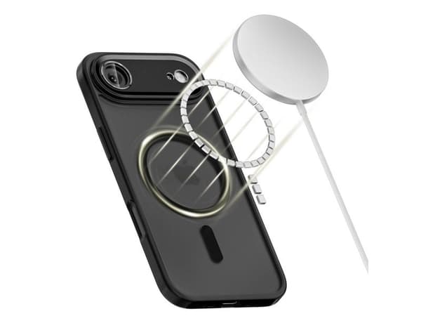 Tech-Protect MagCam MagSafe-deksel til iPhone 17 Air - matt svart
