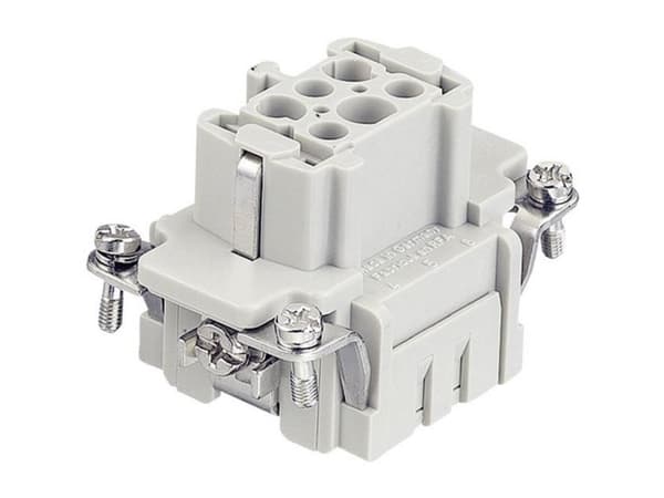HARTING 09330062702 anslutningsinsats Han® E 6 + PE Crimp