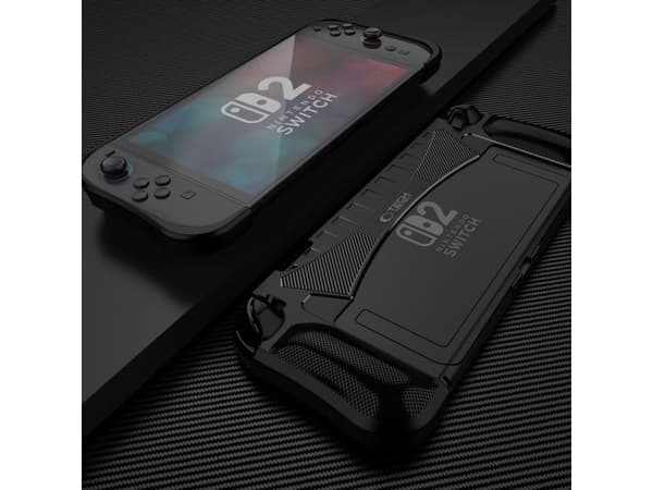 TECH-PROTECT TPUCARBON NINTENDO SWITCH 2 BLACK