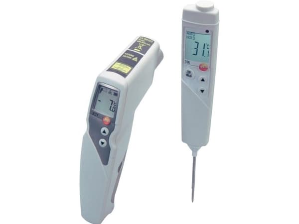 testo 831 sett infrarødt termometer optikk (termometer) 30:1 -30 til +210 °C kontaktmåling