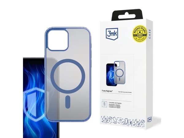 3mk Frosty MagCase blått deksel til Apple iPhone 15 Plus - blå