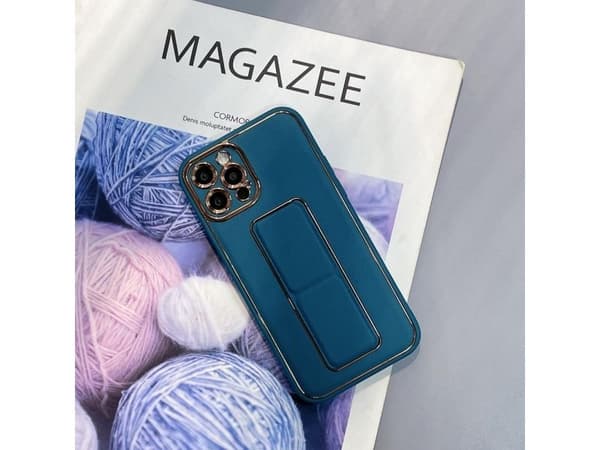 Nytt stativ-skal för iPhone 13 Pro Max med stativ - blå
