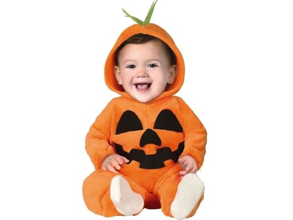 Græskar baby kostume