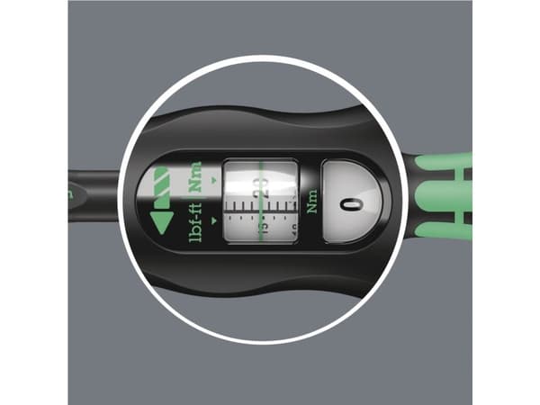Wera Click-Torque B 1, Pipenøkkel, 1 stykker, Sort, Grønn