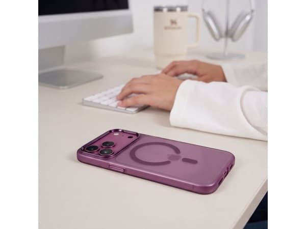 Tech-Protect MagZero MagSafe Case for iPhone 17 Pro Max / 18 Pro Max - Burgundy Matte
