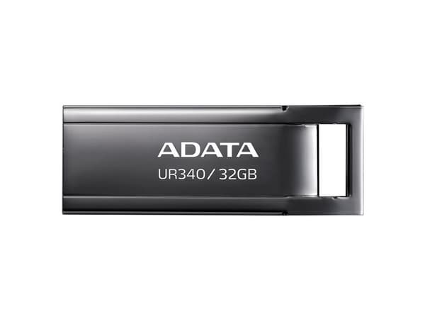 ADATA UR340 - USB flash-enhet - 32 GB - USB 3.2 Gen 1 - svart
