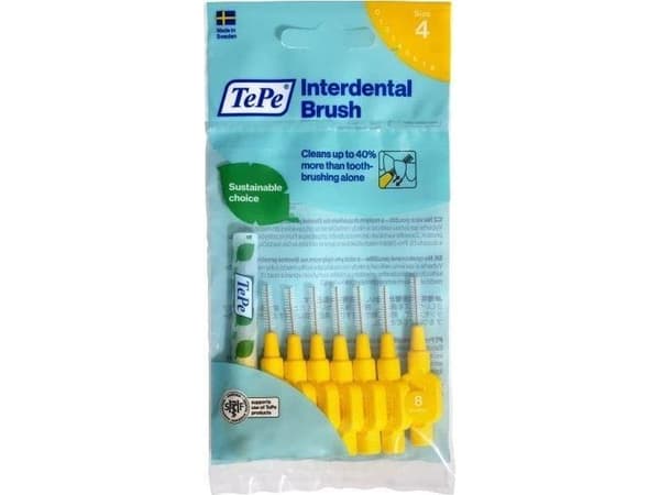 TEPE_Original Interdental Brushes 0.7mm Yellow 8pcs