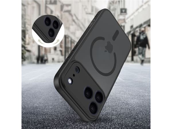 Tech-Protect BasicMag MagSafe-deksel for iPhone 17 Pro - matt svart