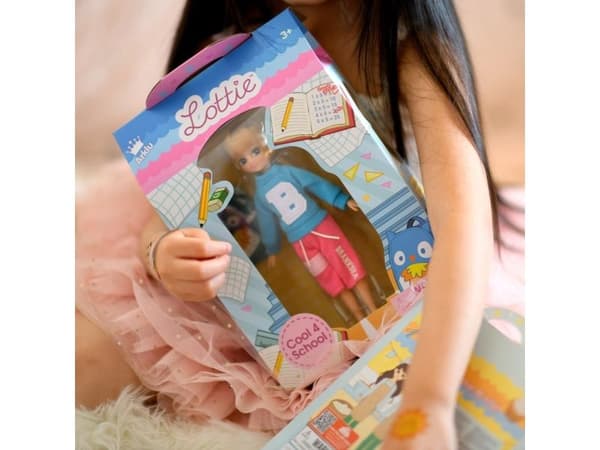 Lottie Dolls Cool 4 School, Modedocka, Flicka, 3 År, Flicka, Blå, Rosa