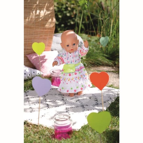 DUKKETILBEHØR - BB BOHO KJOLE 43 CM