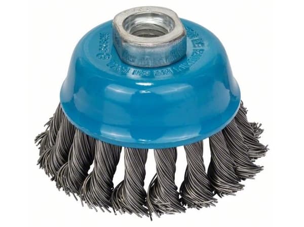 Bosch stålborste Ø75 mm M14 0,5 mm flätad