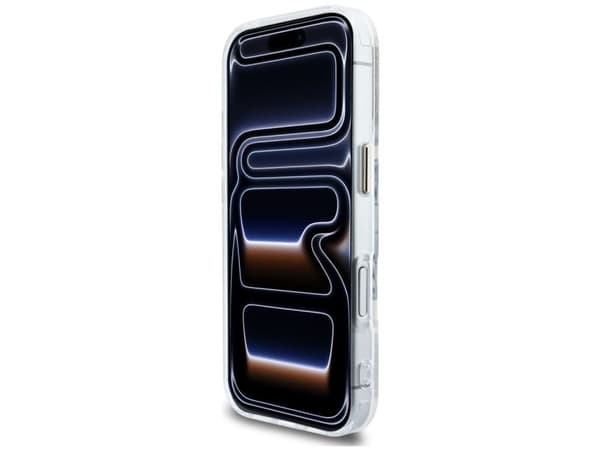 Karl Lagerfeld IML KL Script Logo MagSafe-etui for iPhone 17 Pro Max - klar