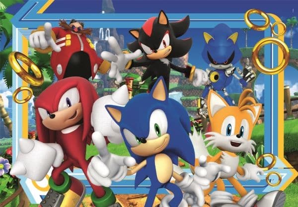 Clementoni pussel Square Box - Sonic 4 180 bitar