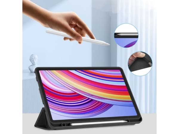 Xiaomi Redmi Pad Pro 12.1 Tech-Protect SC Pen tabletti kotelo musta