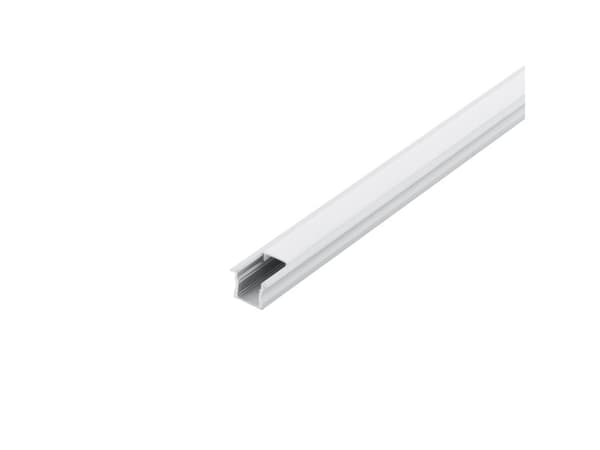 EGLO innbyggingsprofil H15 mm diff. opal 2 m hvit