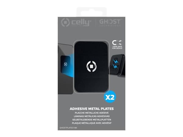 Celly Ghost - Magnetisk platta för bilhållare - ghost (paket om 2)