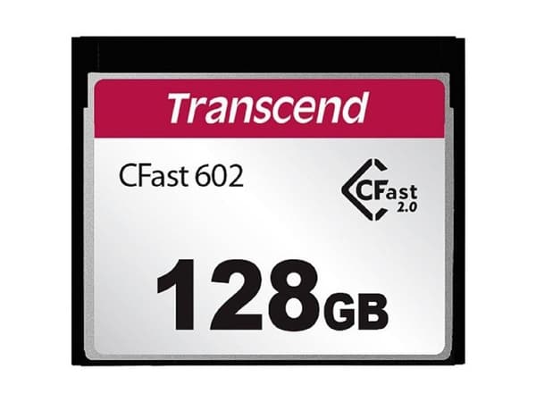 Transcend CFast 2.0 CFX602 - Flashminnekort - 128 GB - CFast 2.0