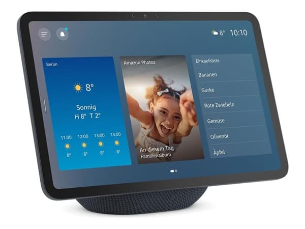 Amazon Echo Show 8, Amazon Alexa, Suorakulmio, Harmaa, Graphite, Englanti, Espanja, 22,1 cm (8.7")