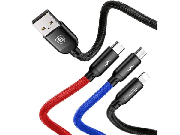 Baseus adapter USB2.0–USB-C / microUSB / lightning