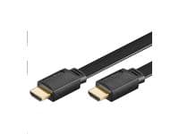 MicroConnect - HDMI-kabel - HDMI hann til HDMI hann - 5 m - flat