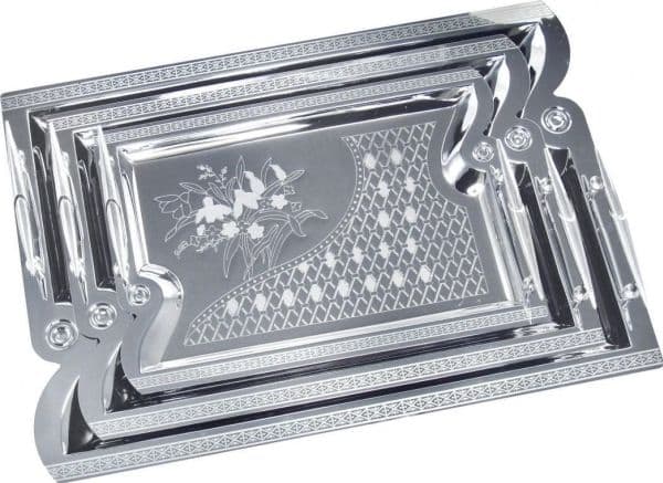 KingHoff  3 TAC i stål for servering KINGHOFF KH-4743