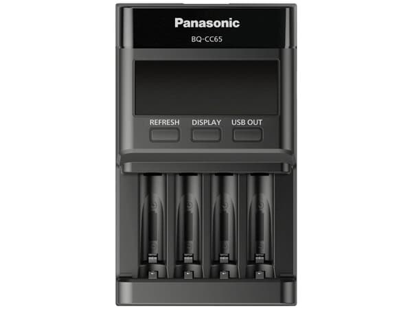 Panasonic eneloop BQ-CC65E - Batterilader - 4 x batterier lader - 1 A (USB)