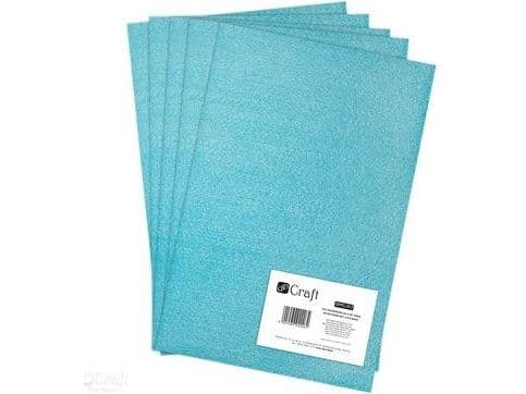 A4 polyesterfilt aqua 5 stk