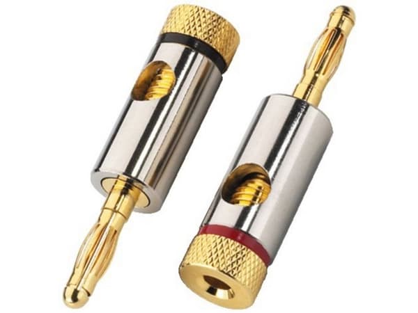 Monacor BP-150, banana, Gull, Gull, 2 stykker