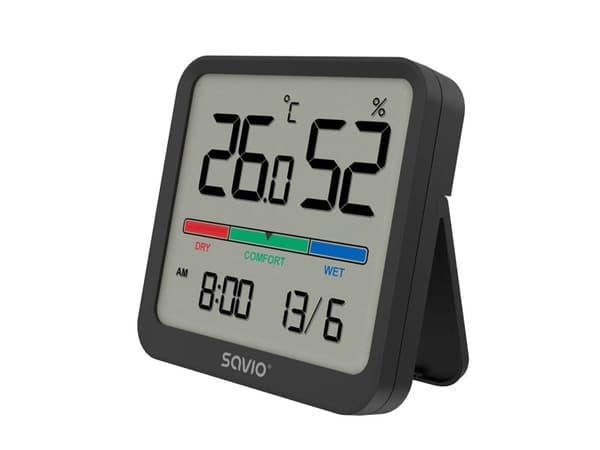 Savio CT-01/B, Innendørs, Temperatursensor, Frittstående
