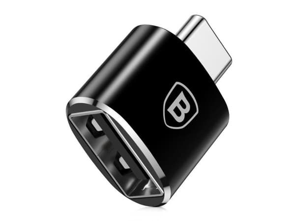 Baseus USB-C - USB-adapter svart (27625-uniw)