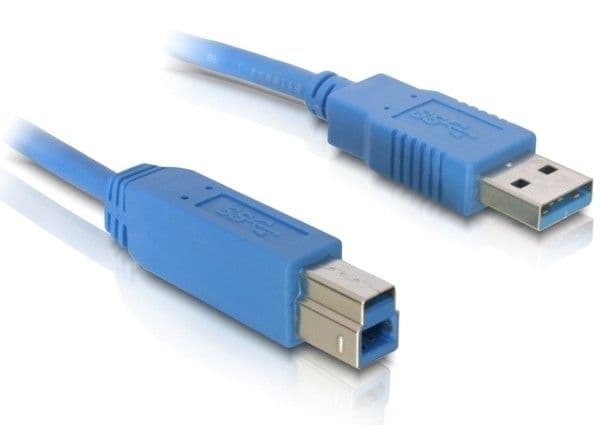 DeLOCK - USB-kaapeli - USB (han) til USB Type B (han) - USB 3.0 - 1,8 m - DeLock PCI Express -kortille