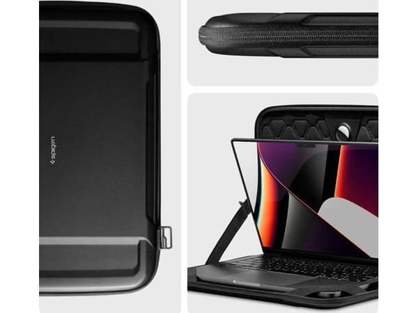 Spigen Rugged Armor Pro - Hardskallsveske for notebook - robust - 14" - svart
