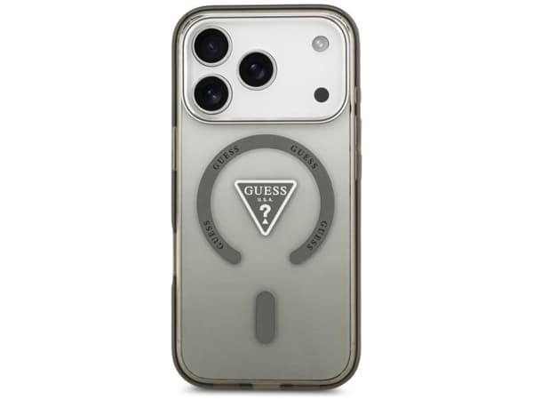 Guess IML Gradient Triangle Logo MagSafe Case for iPhone 17 Pro Max - Green