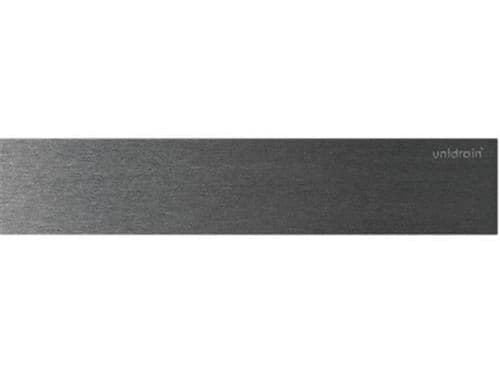 Unidrain HighLine panel, 700 mm, rostfritt, borstat, komplett
