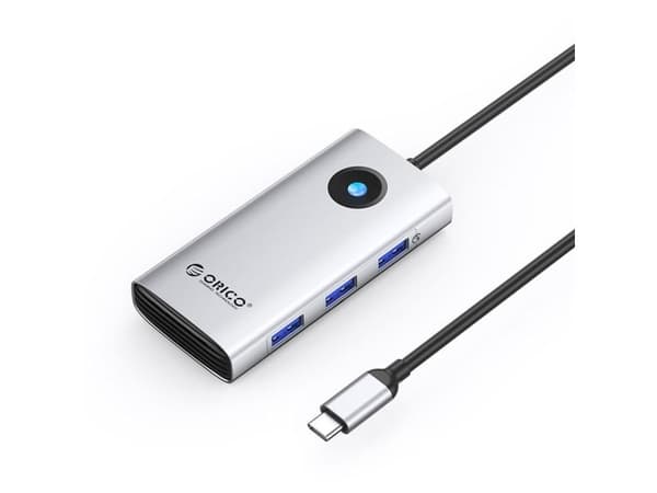 Orico USB-C dockningsstation PW11 6-i-1 (silver)