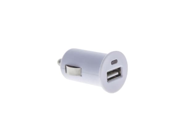 Sinox One 12V USB A oplader. 1,0A. Hvid